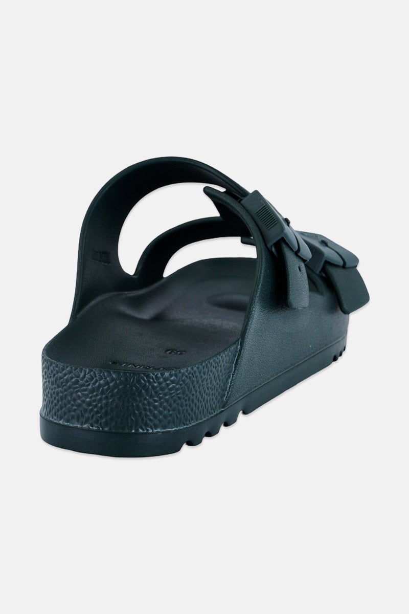 Scholl أحذية شريحة باهيا البيولوجية القابلة للتعديل للرجال، أخضر داكن - Image 4